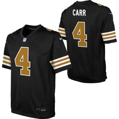 sorry, Nike Youth New Orleans Saints Derek Carr #4 Alternate Black Game Jersey is currently out of stock