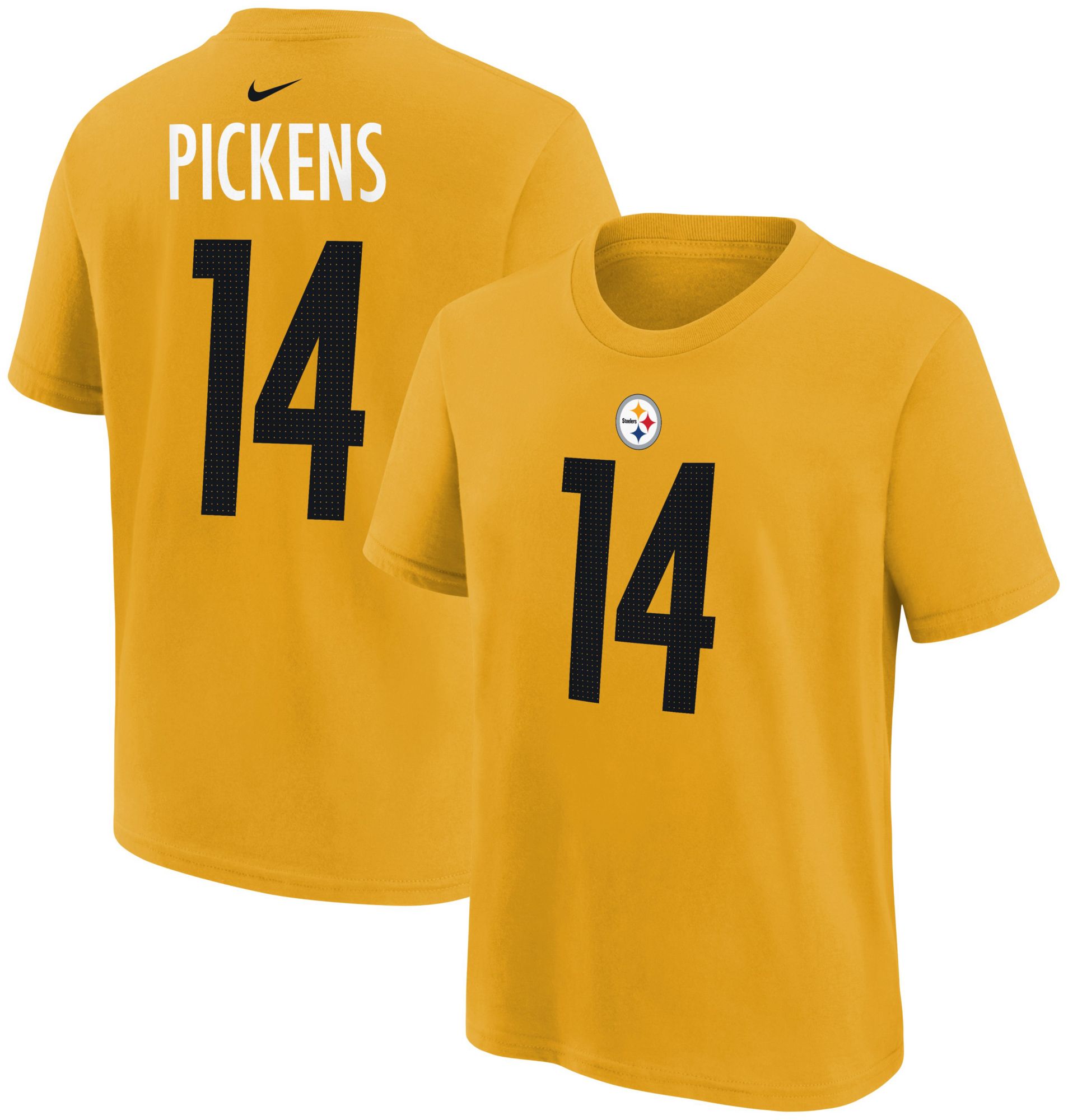 Nike Youth Pittsburgh Steelers George Pickens #14 University Gold T-Shirt product image