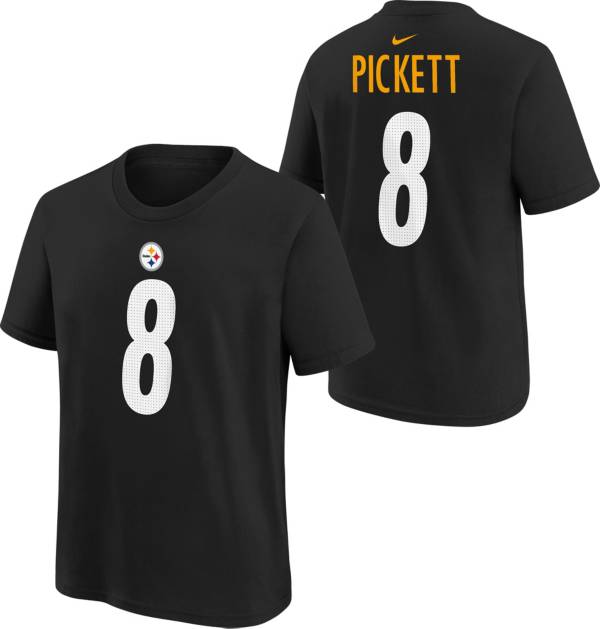 Nike Men's Pittsburgh Steelers Kenny Pickett #8 Black Game Jersey