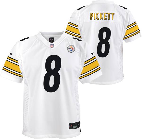 Nike Youth Pittsburgh Steelers Kenny Pickett #8 White Game Jersey