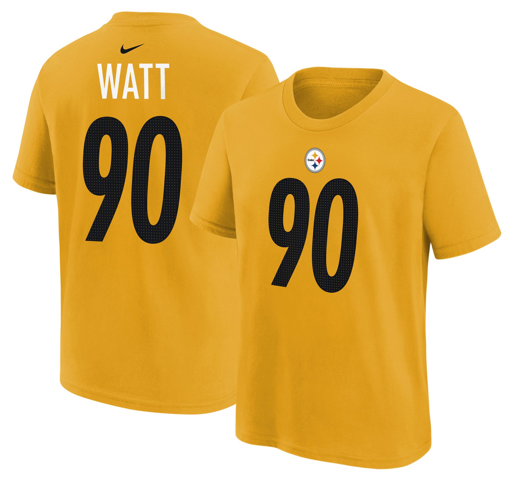 Nike Youth Pittsburgh Steelers T.J. Watt #90 Gold T-Shirt product image