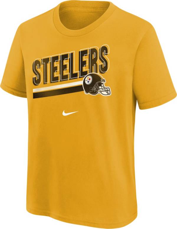 Men's Nike Gold Pittsburgh Steelers Primary Logo T-Shirt