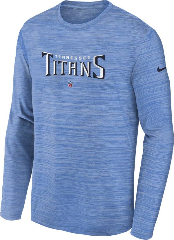 Nike Youth Tennessee Titans Sideline Velocity Blue Long Sleeve T-Shirt product image
