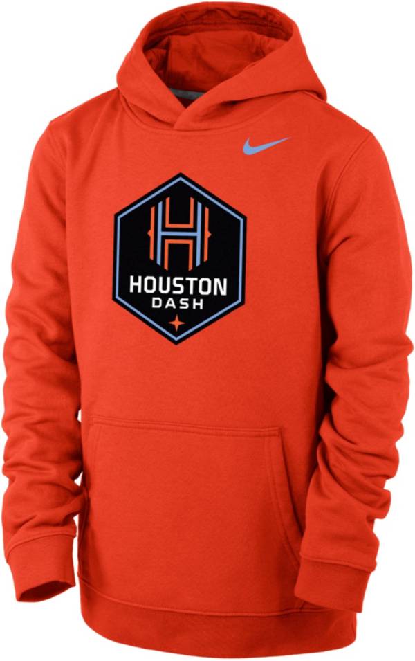 Nike Youth Houston Dash Logo Orange Therma Pullover Hoodie product image