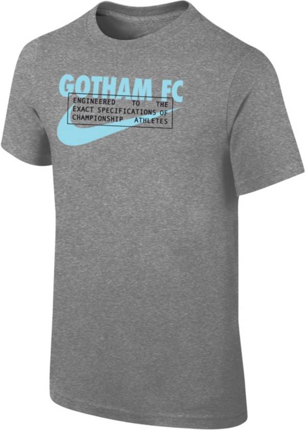 Nike Youth Gotham FC 2023 Wordmark Grey T-Shirt product image