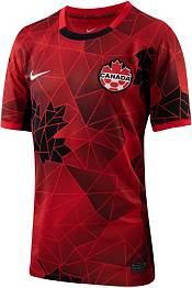 Youth Nike Red Canada Soccer Home Replica Jersey