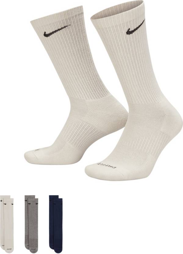 Unisex Everyday Plus Cushioned Crew Sock (3 Pack), Nike