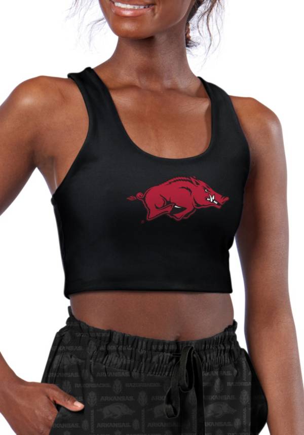 Certo Women's Arkansas Razorbacks Black Reversible Sports Bra