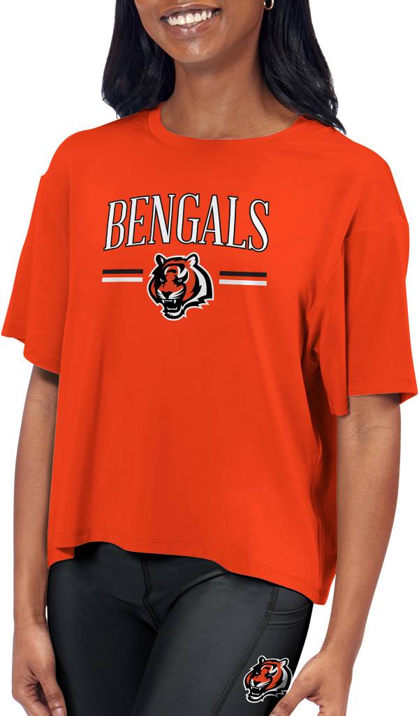 Certo Women's Cincinnati Bengals Format Orange T-Shirt