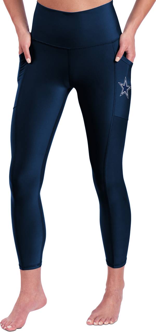 Women's Certo Navy Dallas Cowboys High Waist Two-Pocket Leggings