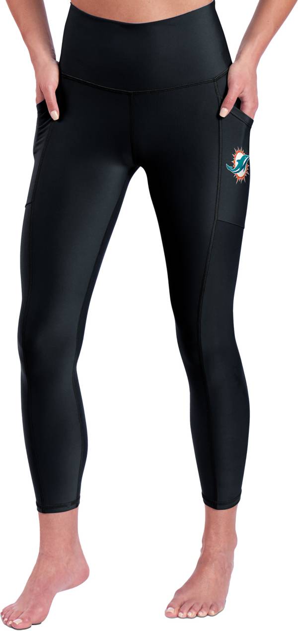 Certo Women's Miami Dolphins Assembly Black Leggings