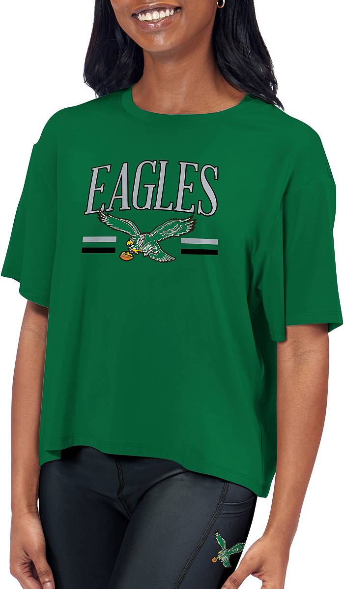 Certo Women's Philadelphia Eagles Format Green T-Shirt