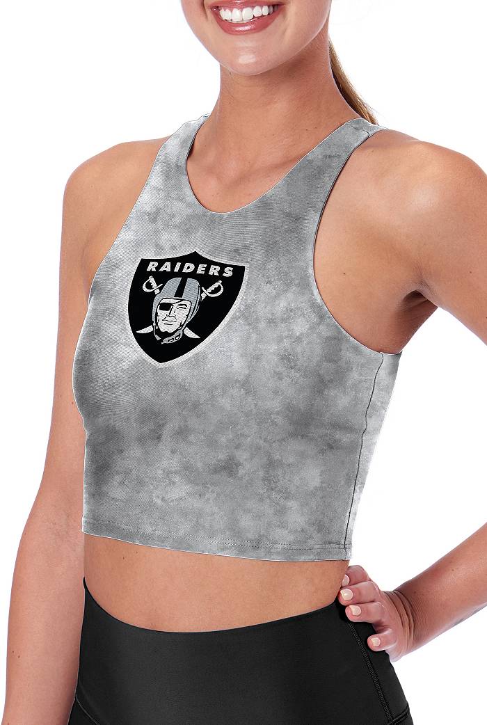 Las Vegas Raiders NFL Womens To Tie-Dye For Crop Top