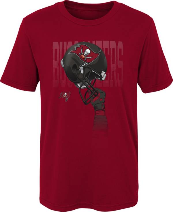 NFL Team Apparel Youth Tampa Bay Buccaneers Primary Logo Grey