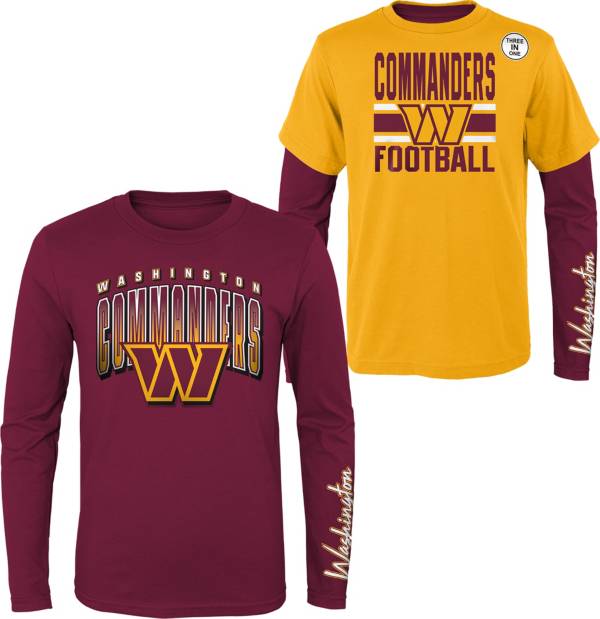 NFL Team Apparel Boys' Washington Commanders Fan Fave 3-In-1 T-Shirt product image