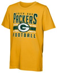 NFL Team Apparel Boys' Green Bay Packers Mix 3-In-1 Team Color T-Shirt Set