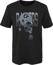 Las Vegas Raiders team black and sliver foolball logo shirt - Limotees