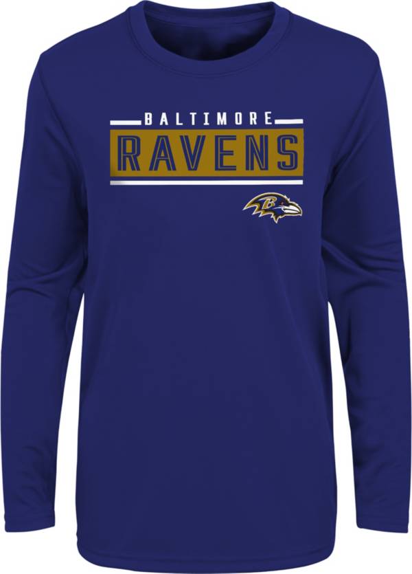 Baltimore Ravens Toddler Primary Logo Long Sleeve T-Shirt - Purple