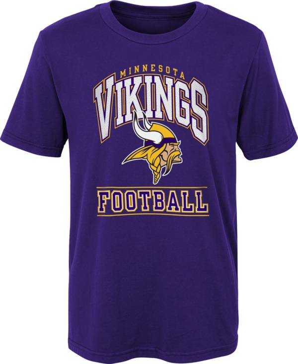 NFL, Shirts, Nfl Team Apparel Purple Mens Minnesota Vikings Short Sleeve  Shirt