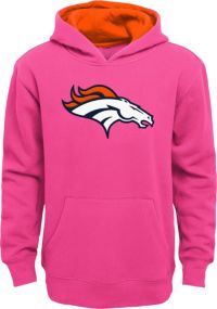 NFL Team Apparel Little Girls Denver Broncos Prime Pink Hoodie Dick s Sporting Goods