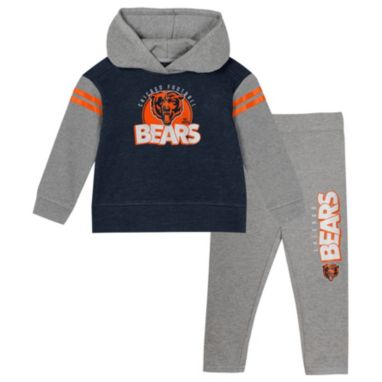sorry, NFL Team Apparel Girls' Chicago Bears Clubhouse Team Color Hoodie and Pants Set is currently out of stock