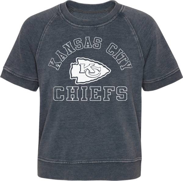 NFL Kansas City Chiefs Girls' Short Sleeve Fashion T-Shirt - S