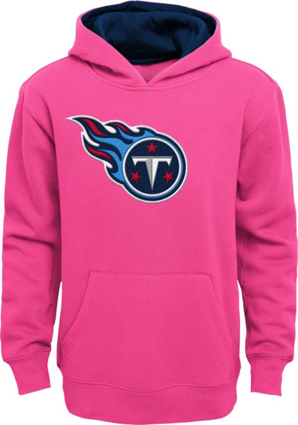 Nfl Tennessee Titans Girls' Fleece Hooded Sweatshirt - L : Target