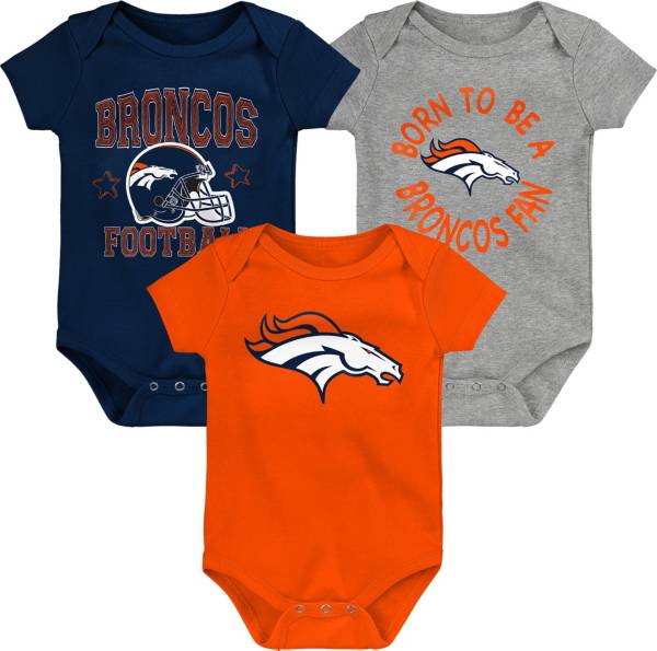 Denver Broncos 3-Pack Boys Short Sleeve Tee Shirts