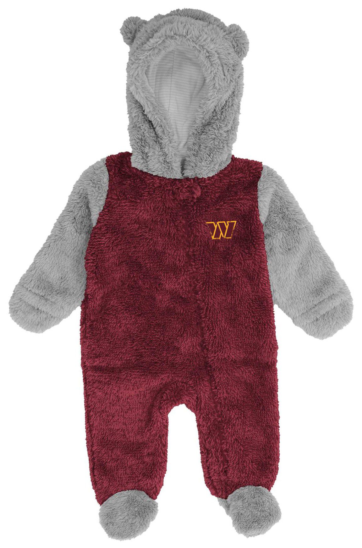 NFL Team Apparel Infant Washington Commanders Game Team Color Nap Teddy product image