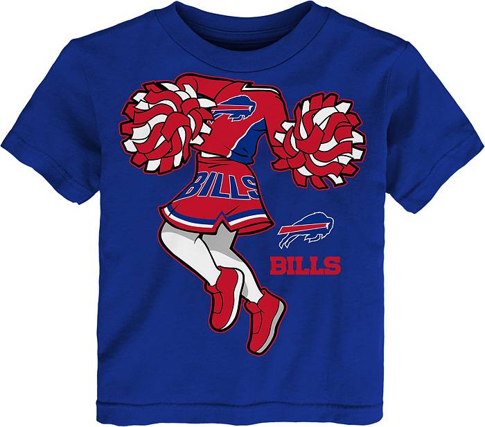 NFL Team Apparel Toddler Buffalo Bills Cheerleader Royal T-Shirt