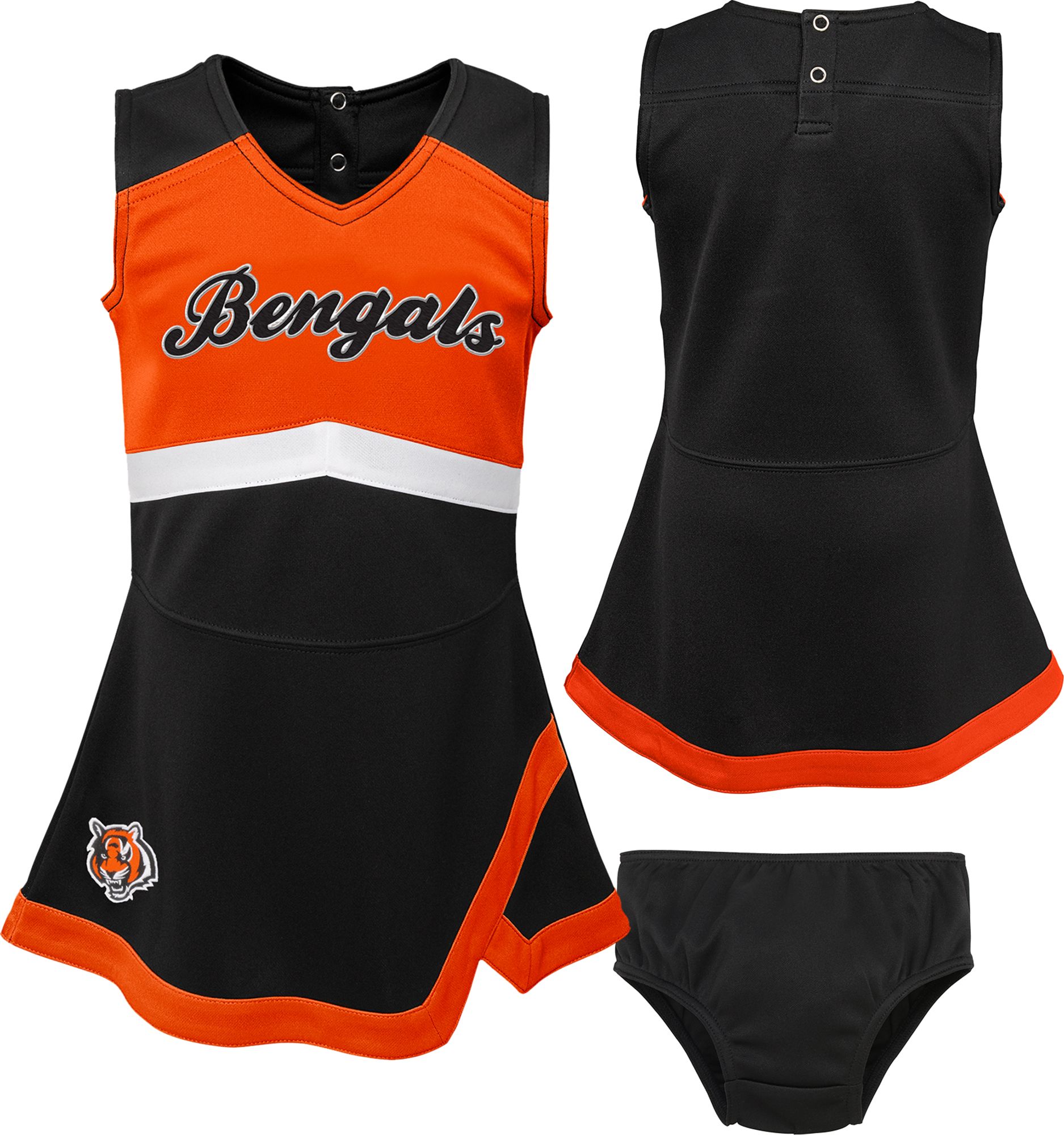 NFL Team Apparel Toddler Cincinnati Bengals Cheer Dress product image