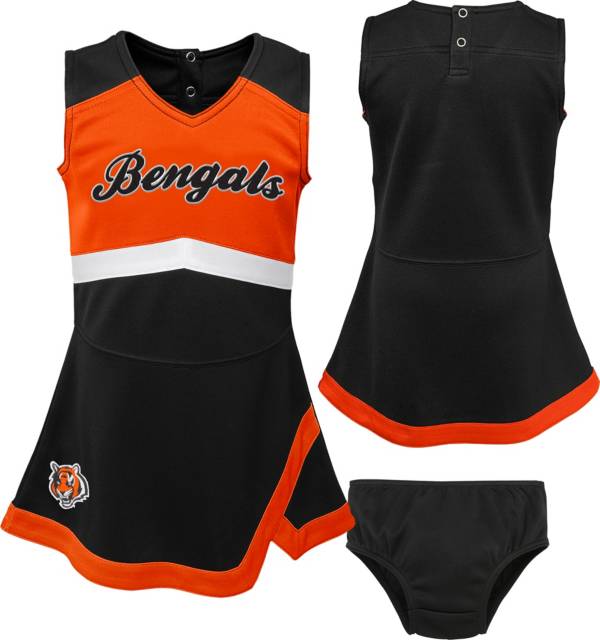 NFL Team Apparel Toddler Cincinnati Bengals Cheer Dress