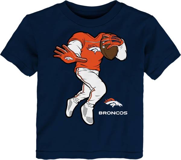 NFL Team Apparel Denver Broncos Blue Short Sleeve T-Shirt