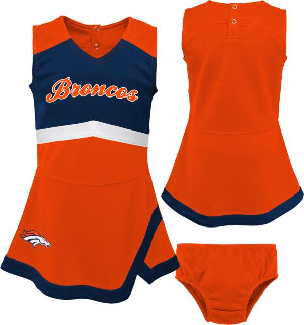 NFL Team Apparel Toddler Denver Broncos Cheer Dress