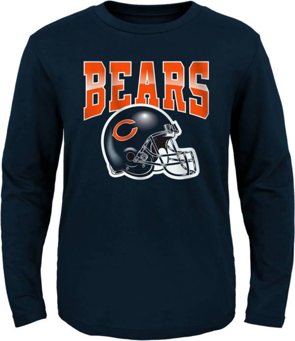 NFL Team Apparel Toddler Chicago Bears Horizon Navy Long Sleeve T-Shirt product image