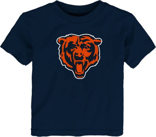 NFL Team Apparel Toddler Chicago Bears Primary Logo Navy T-Shirt