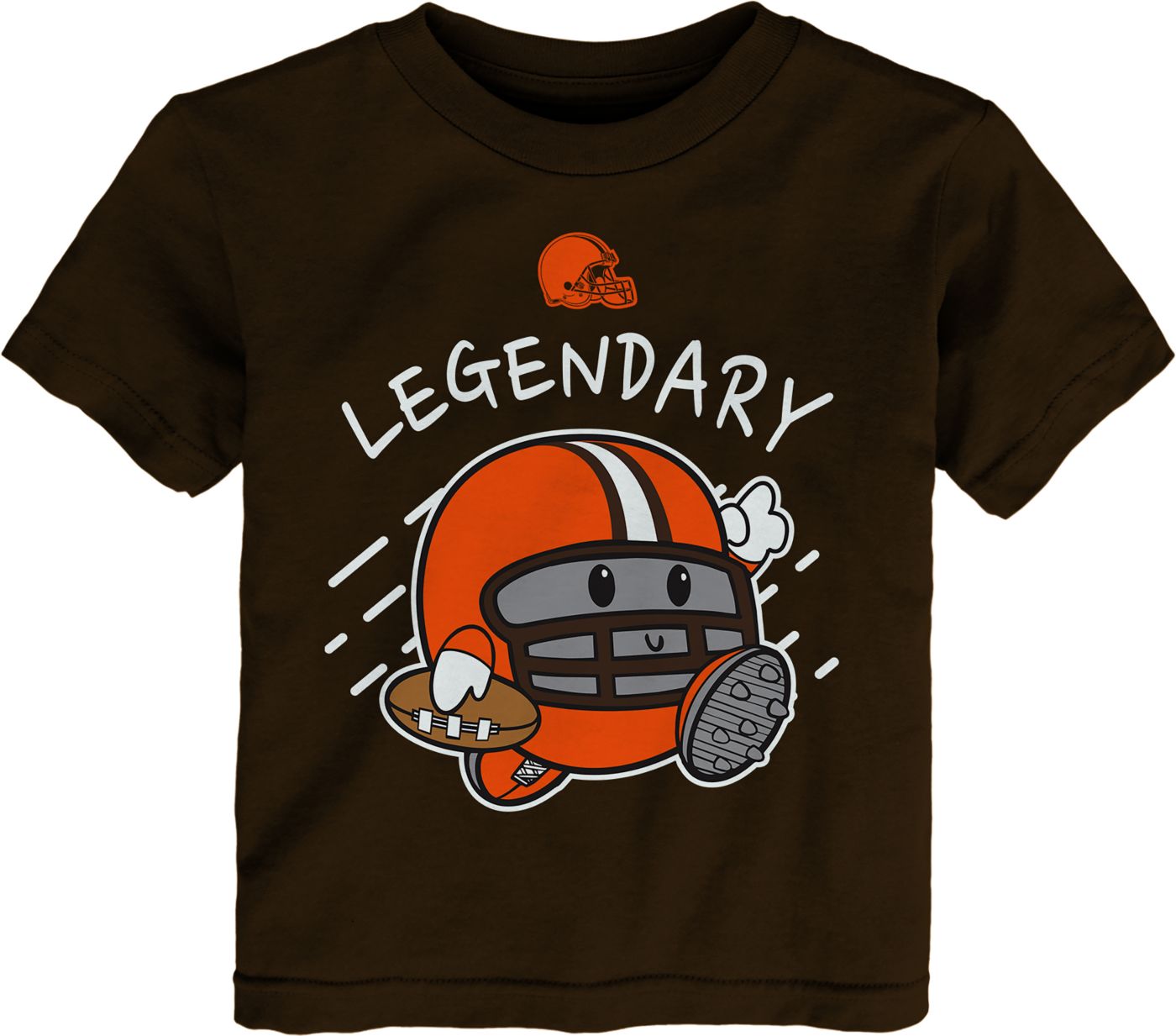 NFL Team Apparel Toddler Cleveland Browns Poki Brown T Shirt Dick s Sporting Goods