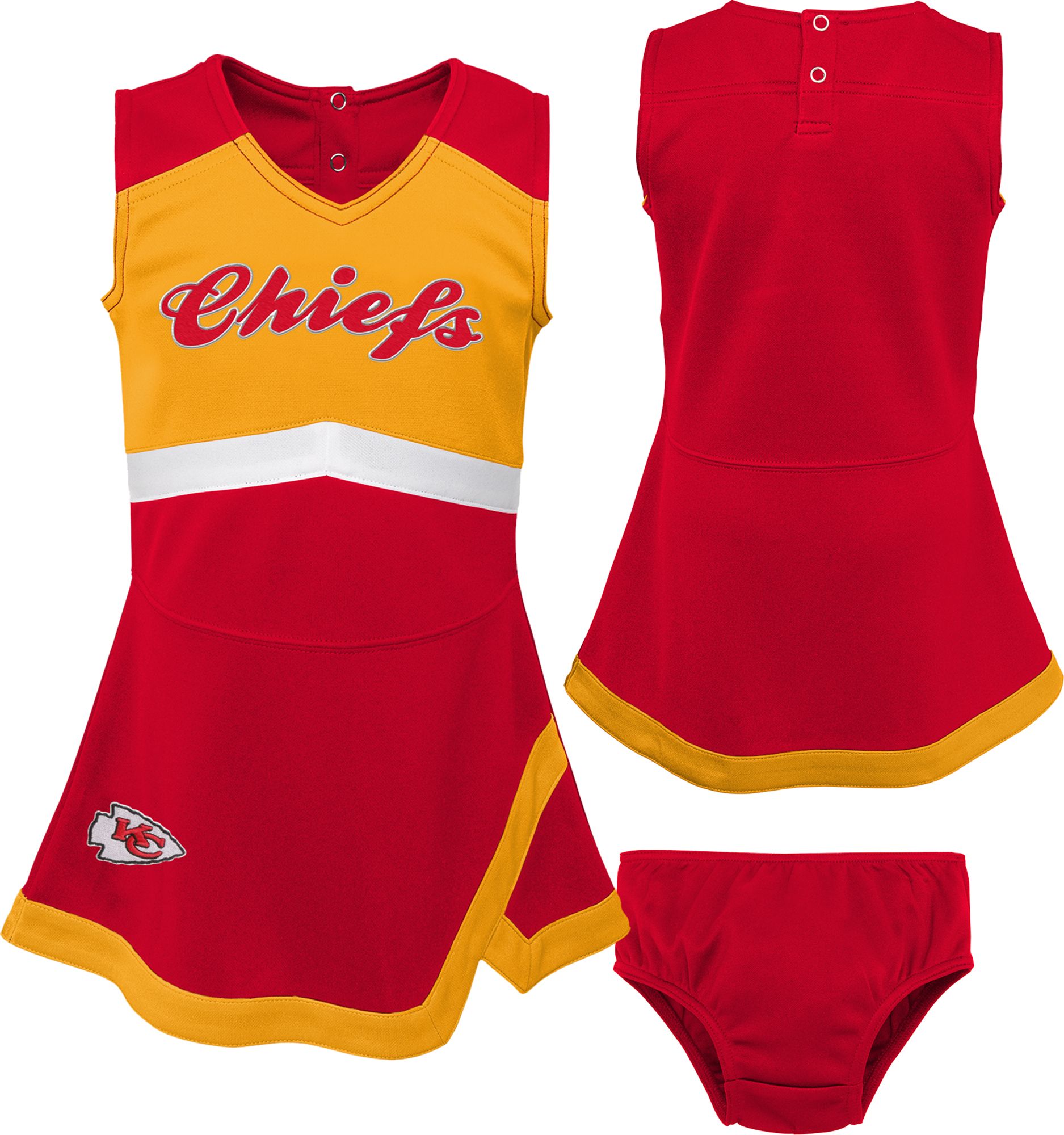NFL Team Apparel Toddler Kansas City Chiefs Cheer Dress product image