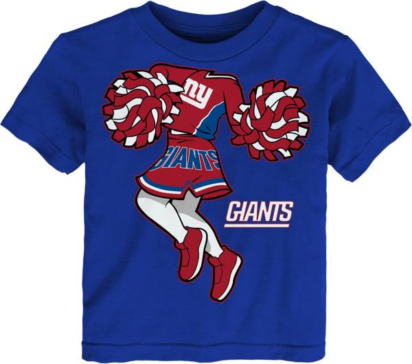 NFL New York Giants Toddler Girls' Cheer Set - 3T