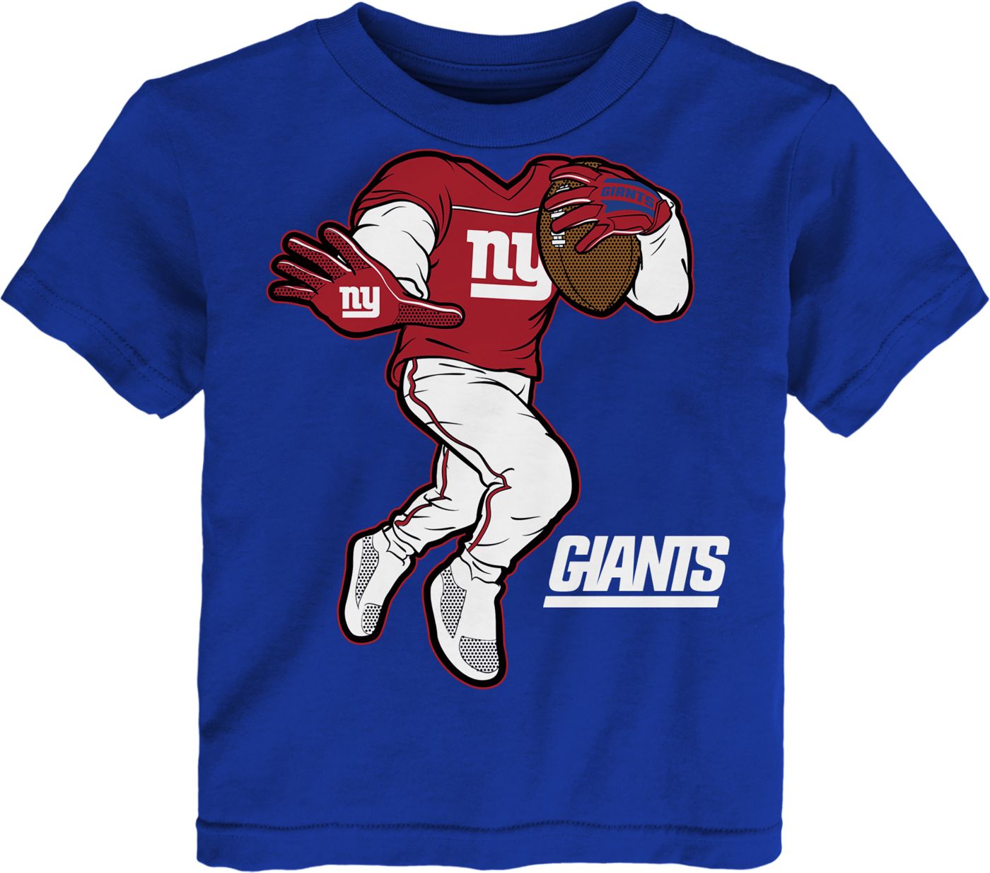NFL Team Apparel Toddler New York Giants Stiff Arm Royal T Shirt Dick s Sporting Goods
