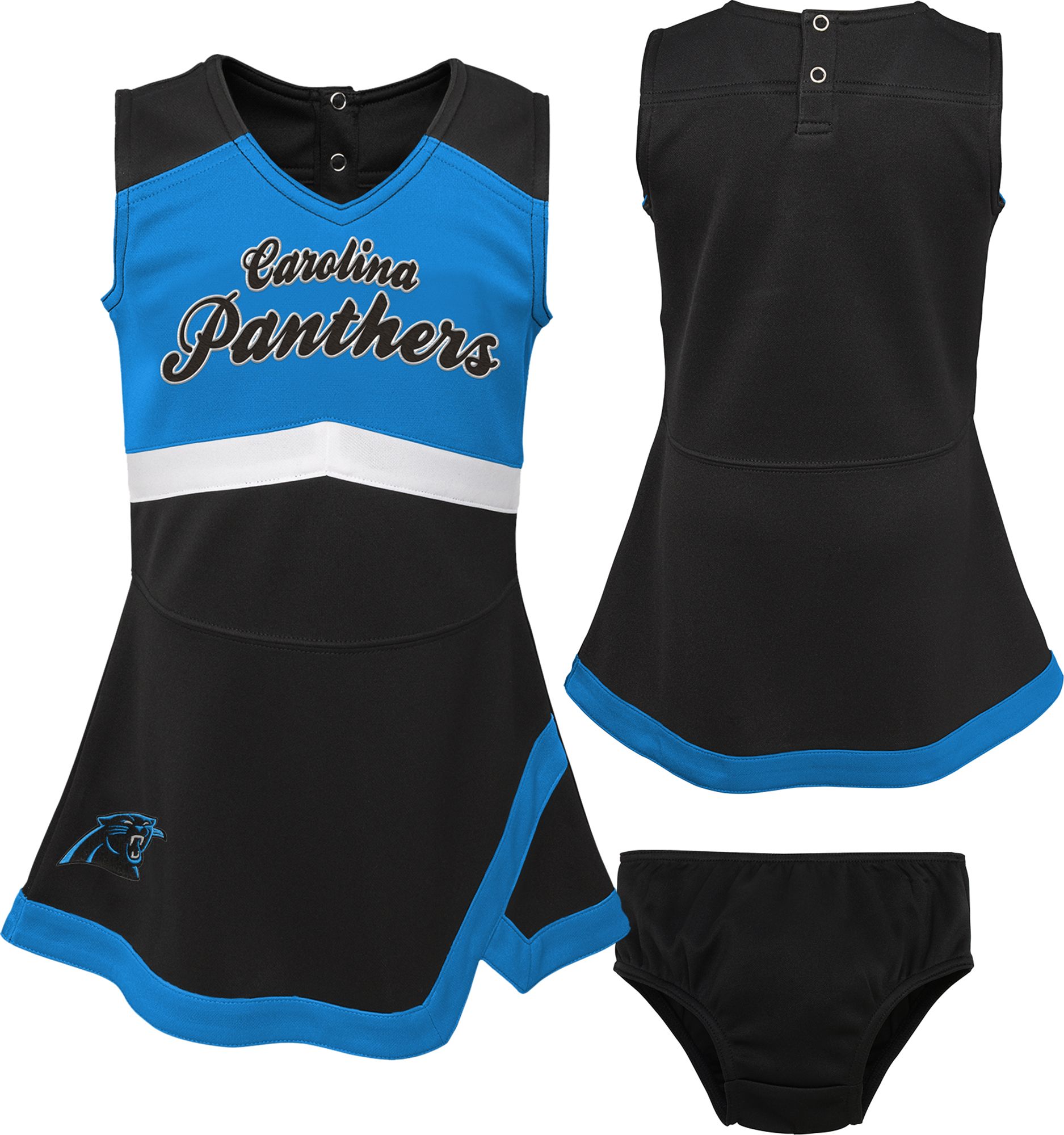 NFL Team Apparel Toddler Carolina Panthers Cheer Dress product image