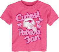 NFL Team Apparel Toddler New England Patriots Cutest Fan Pink T