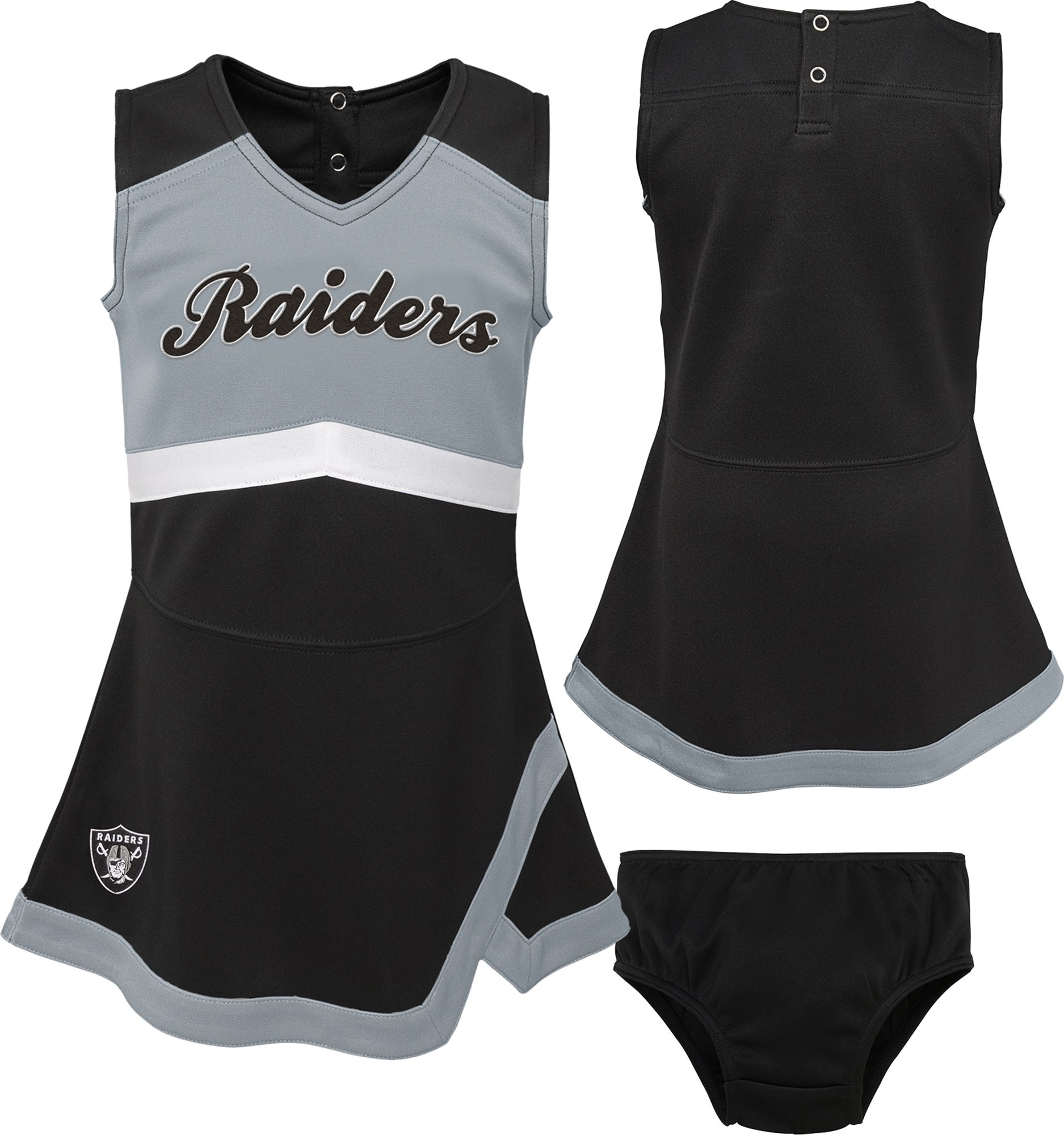NFL Team Apparel Toddler Las Vegas Raiders Cheer Dress product image