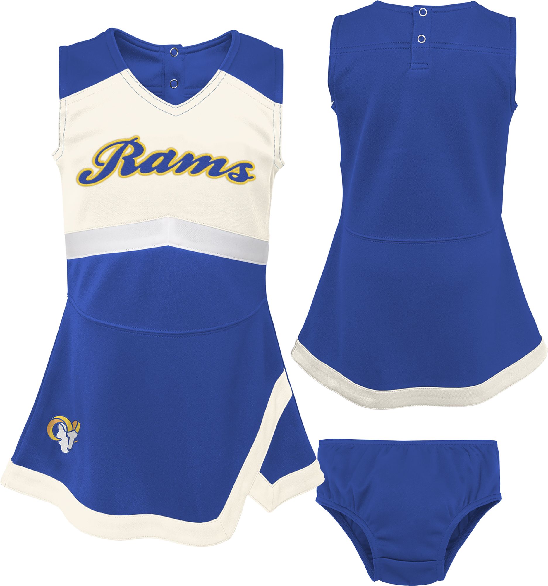NFL Team Apparel Toddler Los Angeles Rams Cheer Dress product image