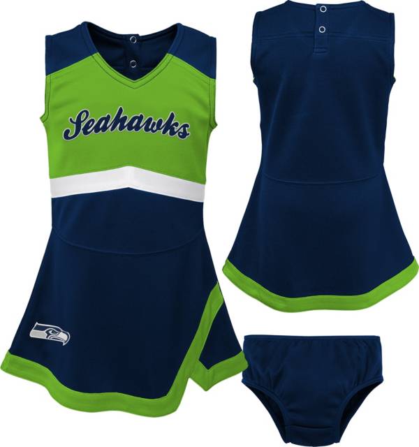 NFL Team Apparel Toddler Seattle Seahawks Cheer Dress