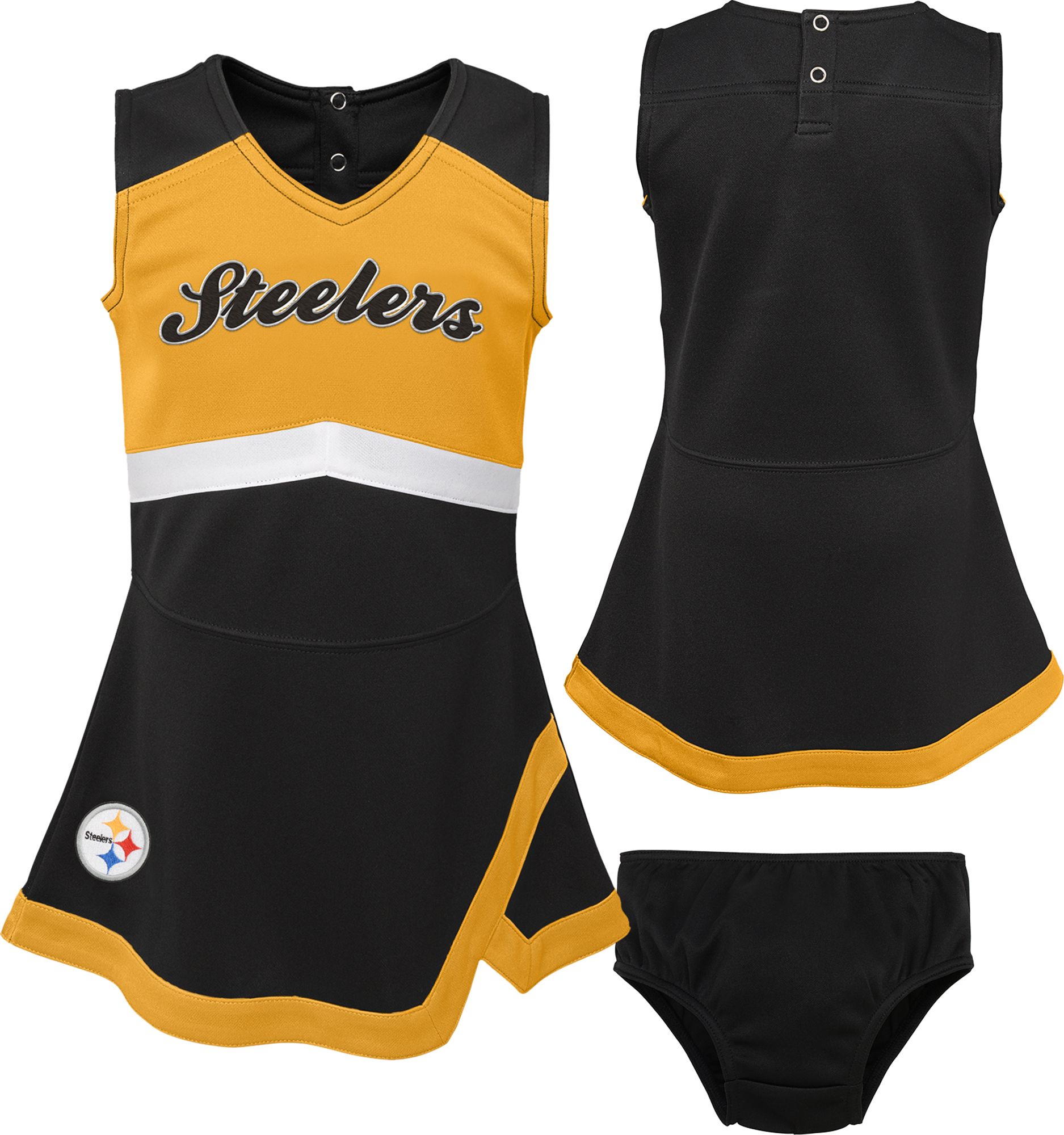 NFL Team Apparel Toddler Pittsburgh Steelers Cheer Dress product image