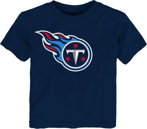 NFL Team Apparel Toddler Tennessee Titans Primary Logo Navy T-Shirt