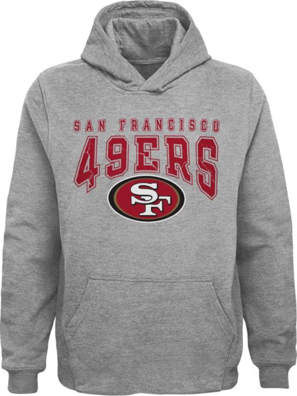 NFL Team Apparel Youth San Francisco 49ers All Out Blitz Team Color Hoodie