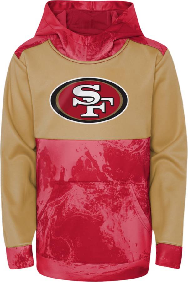 NFL Youth San Francisco 49ers Big Time Red Pullover Hoodie