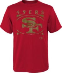 NFL Team Apparel Youth San Francisco 49ers Liquid Camo Red T